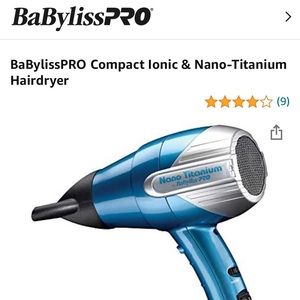 Babyliss hair dryer ,